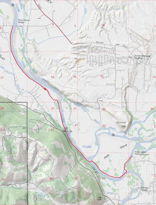 Clark Fork River Sailing Backcountry Sailing